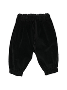 Pantaloni per neonato Album di Famiglia Kids neri con polsini elasticizzati - Rubino Kids