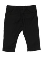 Pantaloni per neonato Balmain Kids neri con motivo logo - Rubino Kids