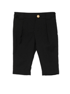 Pantaloni per neonato Balmain Kids neri con motivo logo - Rubino Kids