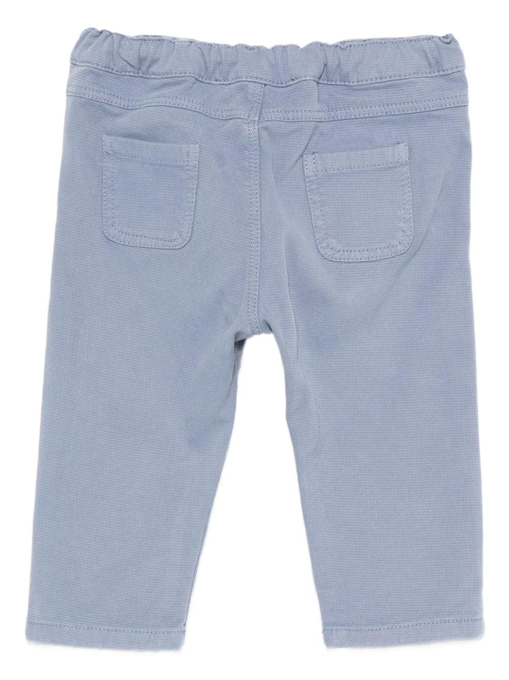 Pantaloni per neonato blu Tartine Et Chocolat blu con due tasche applicate - Rubino Kids