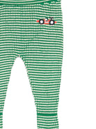 Pantaloni per neonato Bobo Choses verdi con motivo a righe - Rubino Kids