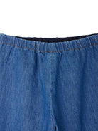 Pantaloni per neonato Bonpoint in denim Dandy con vita elasticizzata - Rubino Kids