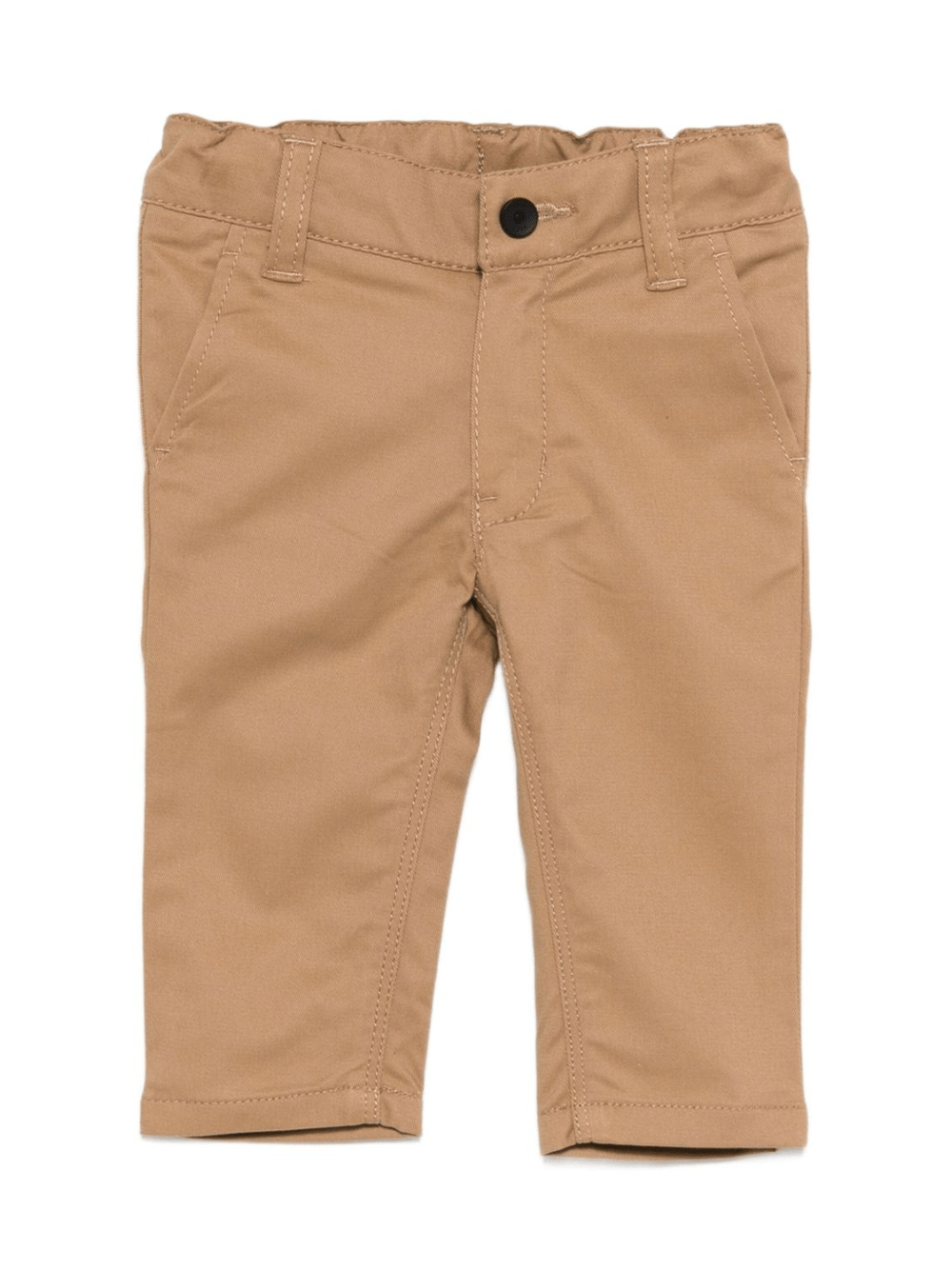 Pantaloni per neonato BOSS Kids beige con tasche posteriori - Rubino Kids
