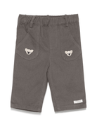 Pantaloni per neonato Donsje Kassim grigio con motivo con ricamo - Rubino Kids