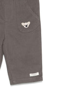 Pantaloni per neonato Donsje Kassim grigio con motivo con ricamo - Rubino Kids