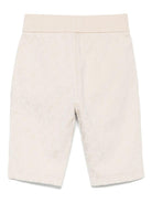 Pantaloni per neonato Emporio Armani Kids beige con motivo all - over - Rubino Kids
