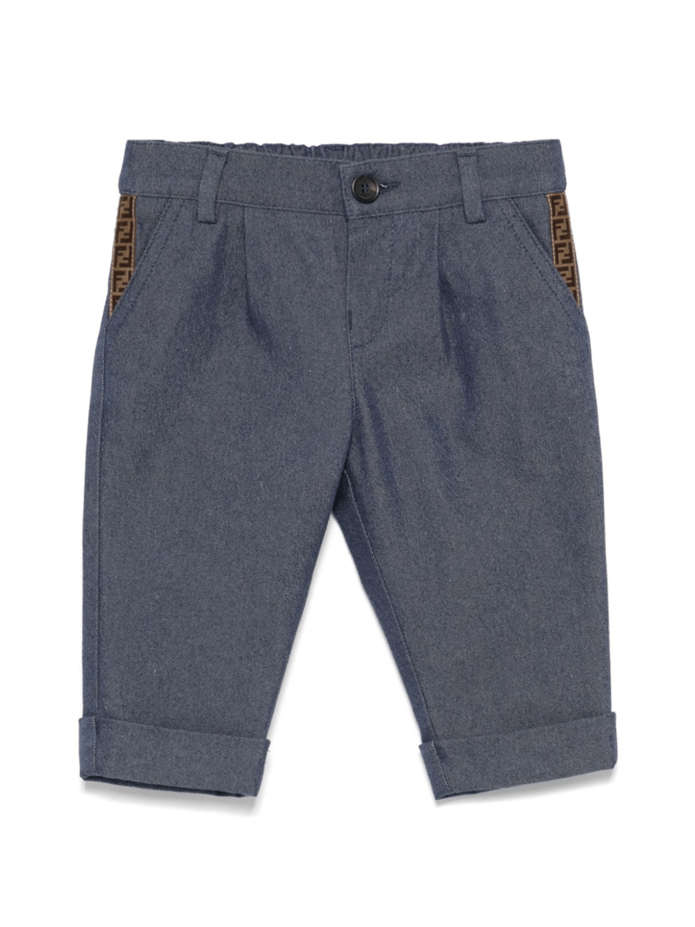Pantaloni per neonato Fendi Kids grigio modello classico - Rubino Kids
