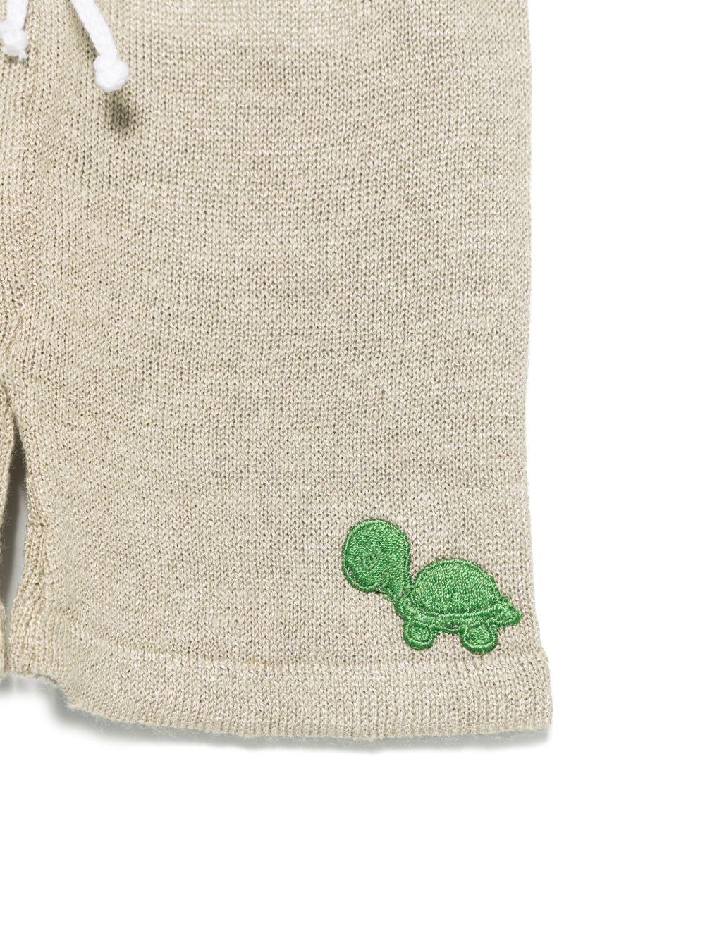 Pantaloni per neonato Gensami kids grigio in maglia - Rubino Kids