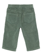 Pantaloni per neonato Il Gufo verdi con dettagli con bottoni - Rubino Kids