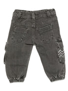 Pantaloni per neonato Missoni Kids grigi con tasche a zigzag - Rubino Kids
