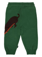 Pantaloni per neonato Molo verdi con stampa bassotto - Rubino Kids