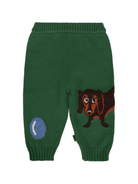 Pantaloni per neonato Molo verdi con stampa bassotto - Rubino Kids