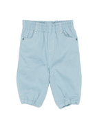 Pantaloni per neonato Stella McCartney Kids azzurro con elastico in vita - Rubino Kids
