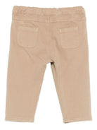 Pantaloni per neonato Tartine Et Chocolat beige con etichetta con logo - Rubino Kids