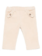 Pantaloni per neonato Tartine Et Chocolat beige con tasche ad aletta - Rubino Kids
