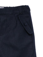 Pantaloni per neonato Tartine Et Chocolat blu con orli con risvolto - Rubino Kids