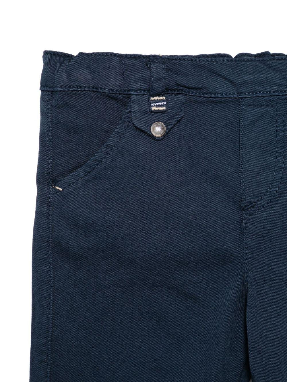 Pantaloni per neonato Tartine Et Chocolat blu in twill - Rubino Kids