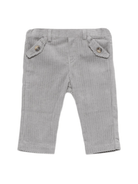 Pantaloni per neonato Tartine Et Chocolat grigi con texture a coste - Rubino Kids