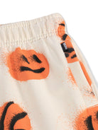 Pantaloni sportivi Adan per bambino Molo beige con stampa basketball - Rubino Kids