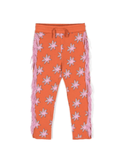 Pantaloni sportivi Bright Stars con frange - Rubino Kids