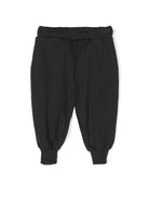 Pantaloni sportivi con applicazione logo per neonato Mini Rodini nero con calzini a coste - Rubino Kids