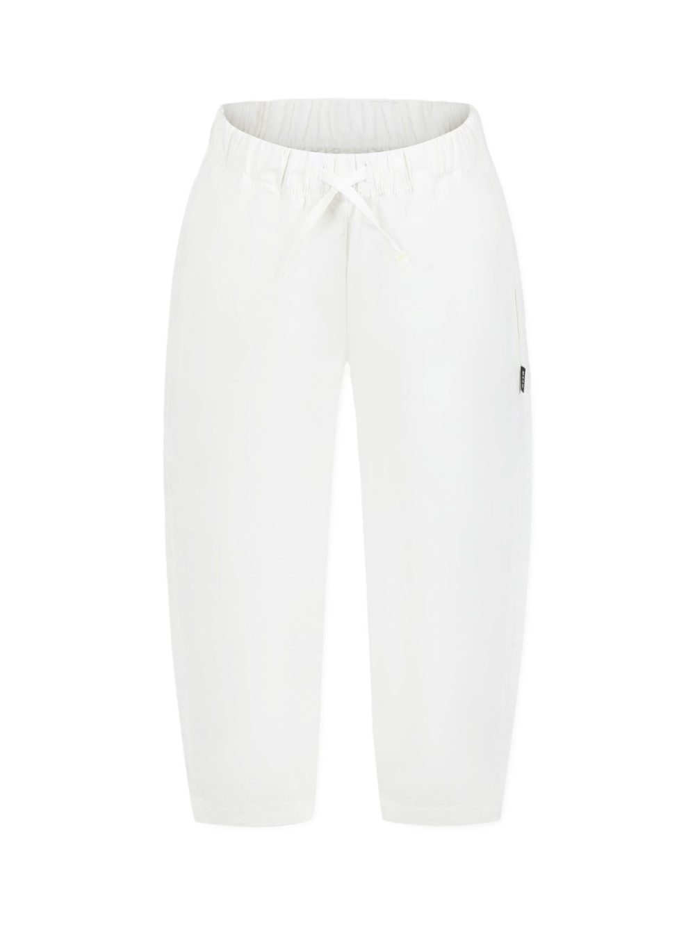 Pantaloni sportivi con coulisse per bambino MSGM Kids bianco con taglio dritto - Rubino Kids