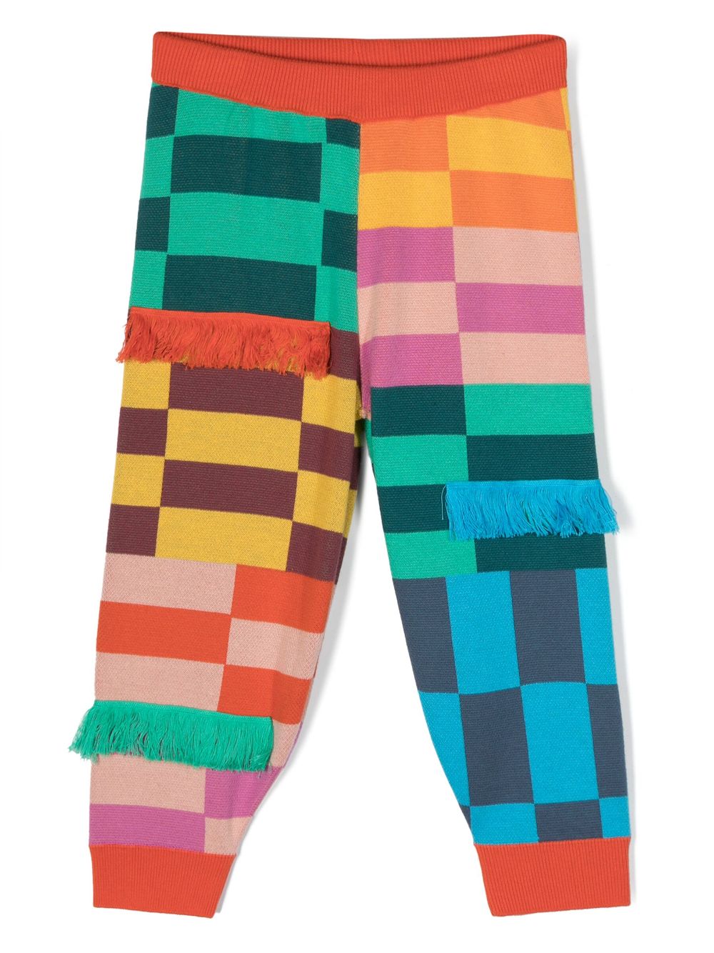 Pantaloni sportivi con design color-block - Rubino Kids