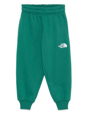 Pantaloni sportivi con ricamo per bambino The North Face Kids verde con due tasche laterali