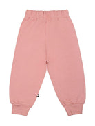 Pantaloni sportivi con stampa per neonata Molo rosa con orli alle caviglie - Rubino Kids