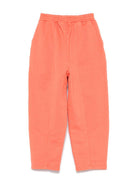 Pantaloni sportivi per bambina Bobo Choses Smiling arancione con vita elasticizzata - Rubino Kids