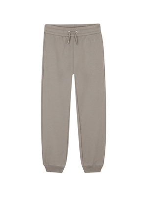 Pantaloni sportivi per bambina Chloé Kids grigi con vita alta elasticizzata