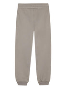 Pantaloni sportivi per bambina Chloé Kids grigi con vita alta elasticizzata - Rubino Kids