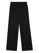 Pantaloni sportivi per bambina DKNY Kids neri con logo - Rubino Kids