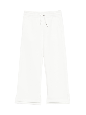 Pantaloni sportivi per bambina Givenchy Kids bianchi con coulisse