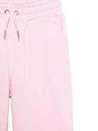 Pantaloni sportivi per bambina Givenchy Kids rosa con logo ricamato - Rubino Kids
