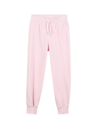 Pantaloni sportivi per bambina Givenchy Kids rosa con vita elasticizzata - Rubino Kids