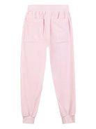 Pantaloni sportivi per bambina Givenchy Kids rosa con vita elasticizzata - Rubino Kids