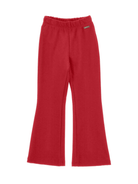 Pantaloni sportivi per bambina Monnalisa rossi con dettaglio logo - Rubino Kids
