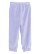 Pantaloni sportivi per bambina Scotch & Soda Kids viola con coulisse in vita - Rubino Kids