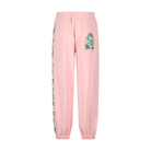 Pantaloni sportivi per bambina Stella McCartney Kids rosa con stampa floreale - Rubino Kids