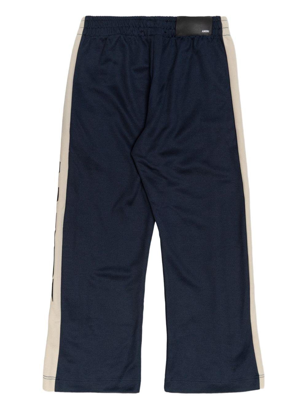 Pantaloni sportivi per bambino Amiri Kids blu con dettaglio logo - Rubino Kids