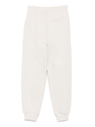 Pantaloni sportivi per bambino Balmain Kids beige con logo - Rubino Kids