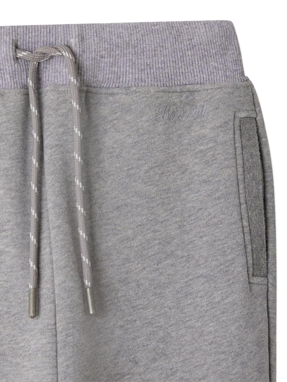 Pantaloni sportivi per bambino Bonpoint grigio con vita elasticizzata - Rubino Kids