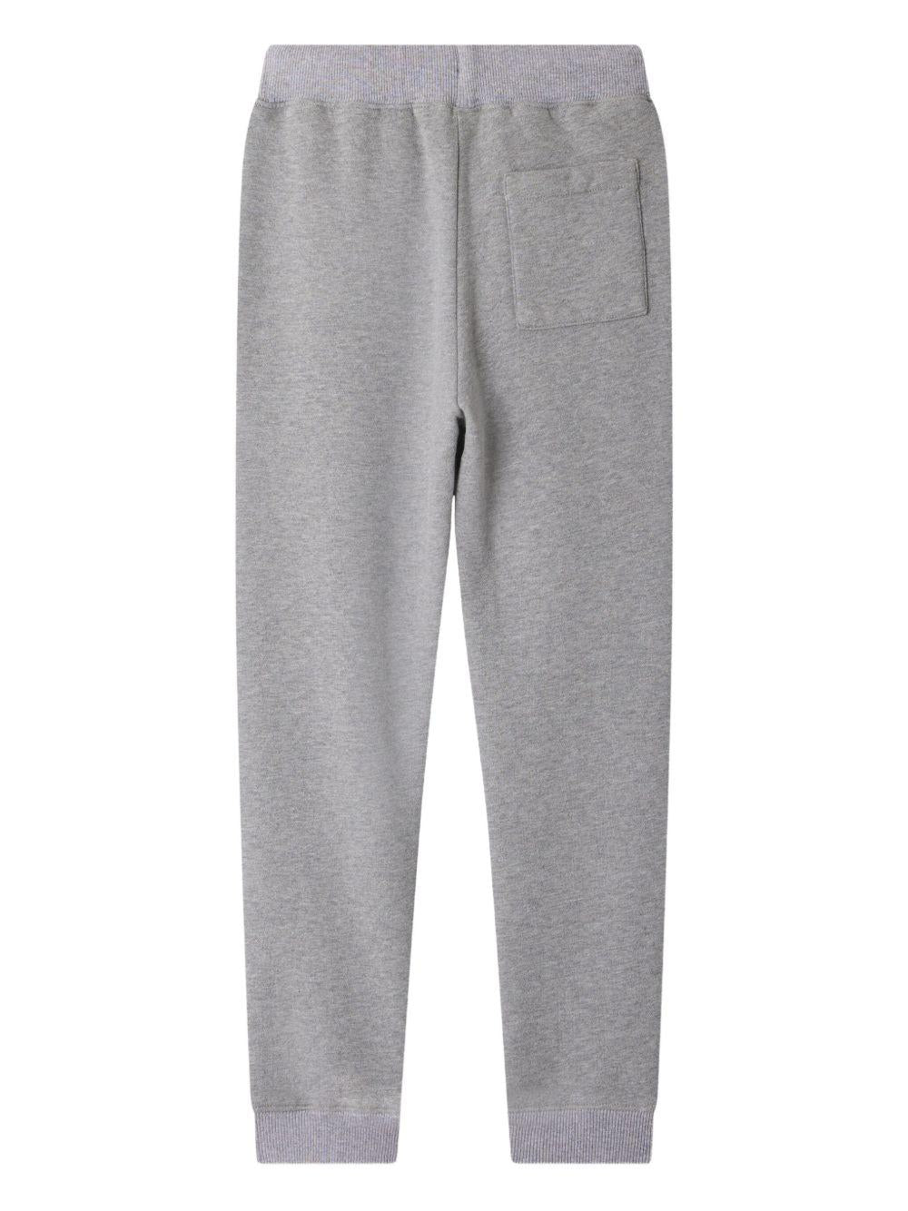 Pantaloni sportivi per bambino Bonpoint grigio con vita elasticizzata - Rubino Kids