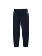 Pantaloni sportivi per bambino Boss Kids blu con logo tono su tono - Rubino Kids