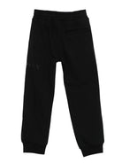 Pantaloni sportivi per bambino Givenchy Kids neri con dettaglio logo - Rubino Kids