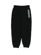 Pantaloni sportivi per bambino Missoni Kids nero con dettaglio logo - Rubino Kids