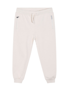Pantaloni sportivi per bambino Moschino Kids bianco con stampa Teddy Bear - Rubino Kids