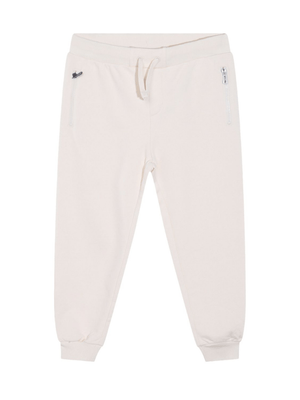 Pantaloni sportivi per bambino Moschino Kids bianco con stampa Teddy Bear