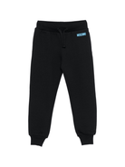 Pantaloni sportivi per bambino Moschino Kids nero con logo - Rubino Kids